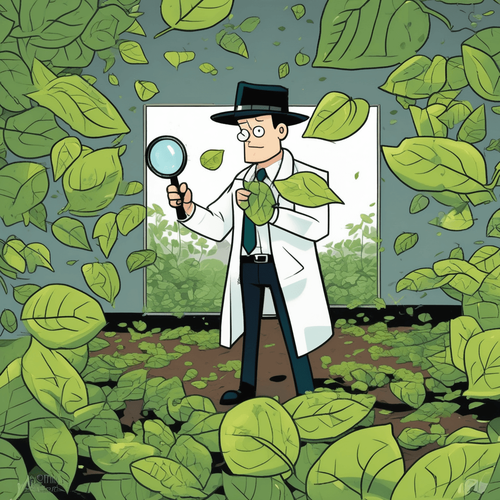 Glean the clues from green leaves clean!