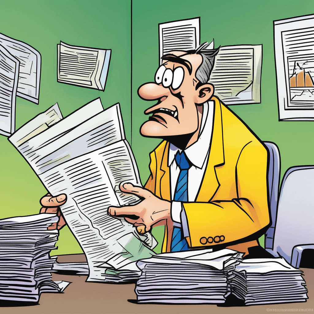 Cross over details, gloss over facts, toss over papers!