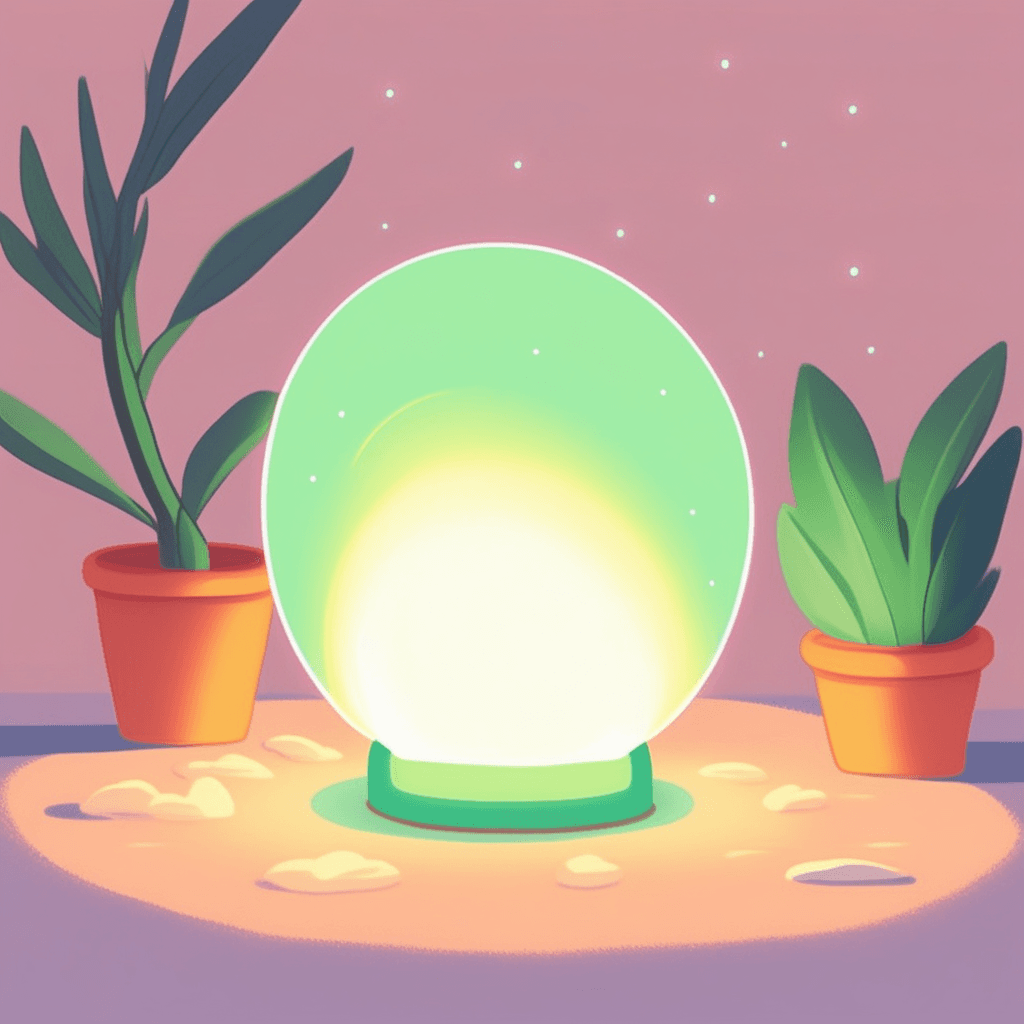 having the ability to emit light in darkness after being exposed to light