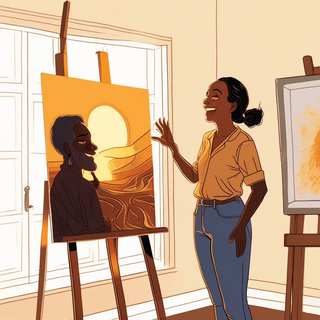 Her glowing pride keeps flowing, as she keeps showing!