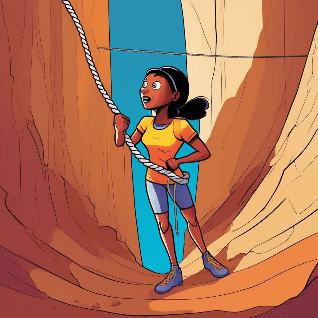 Climb out of the hole to reach your goal as a whole!