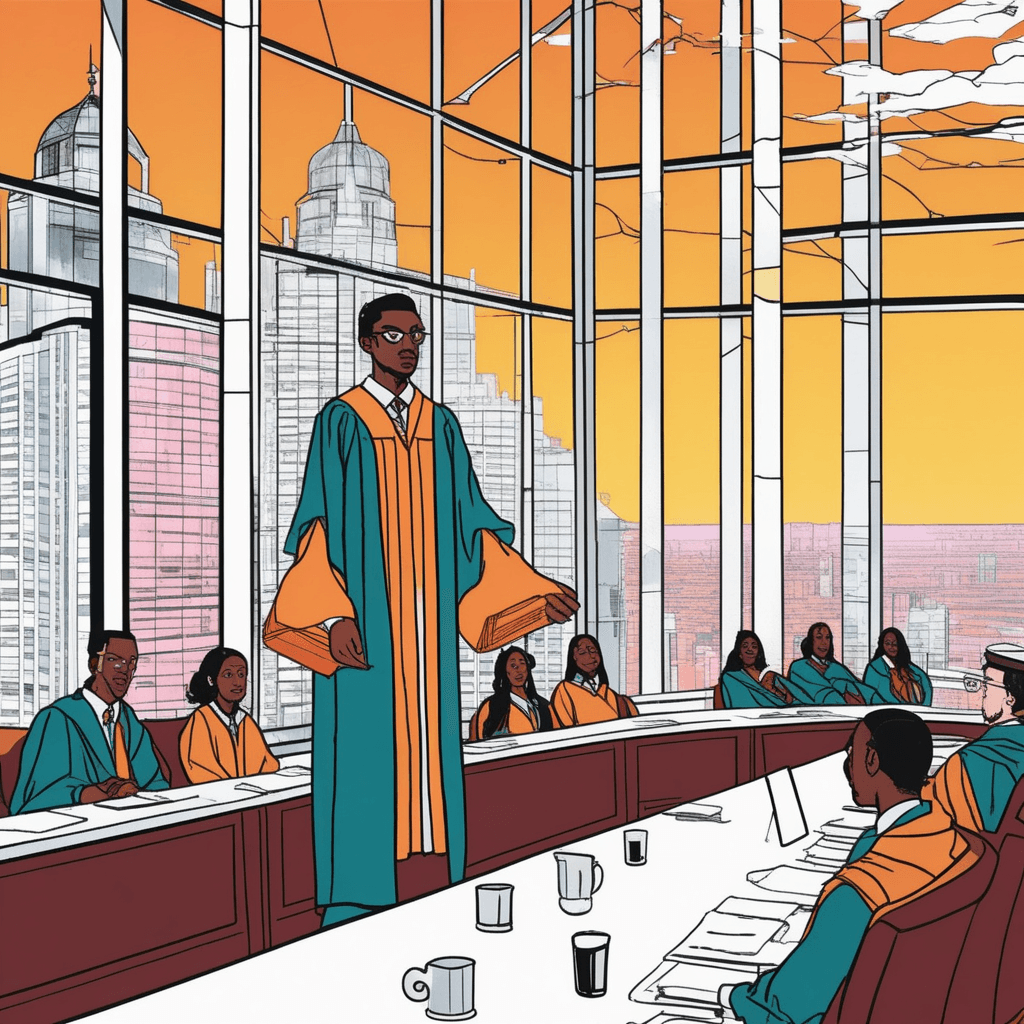 The graduate committee overlooks the city, where knowledge meets reality!