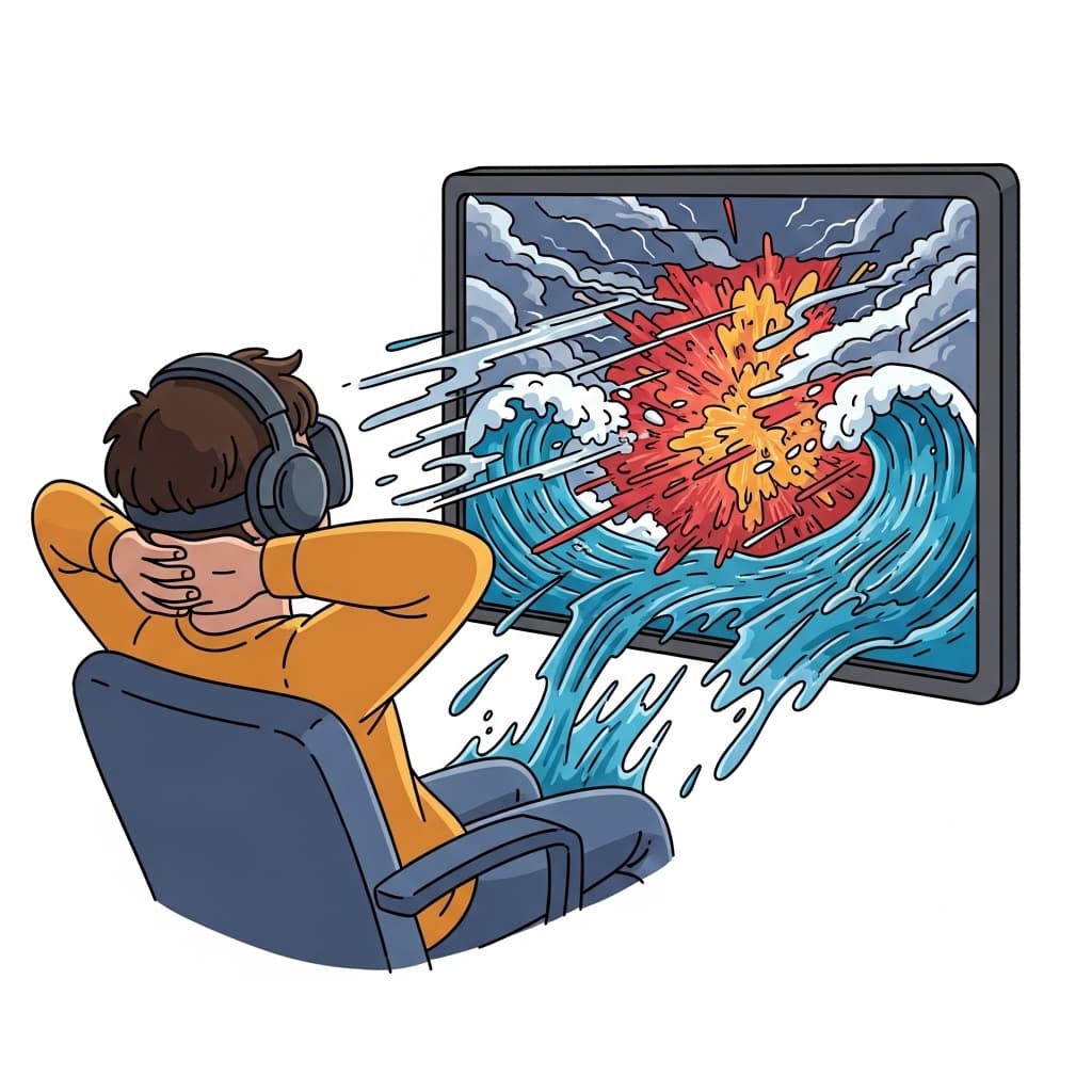 A graphic image — so vivid it feels almost real.