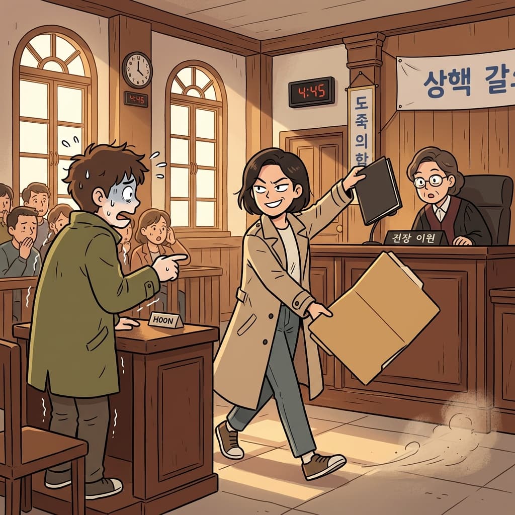 The detective proves the witness's groundless accusation has zero evidence behind it.