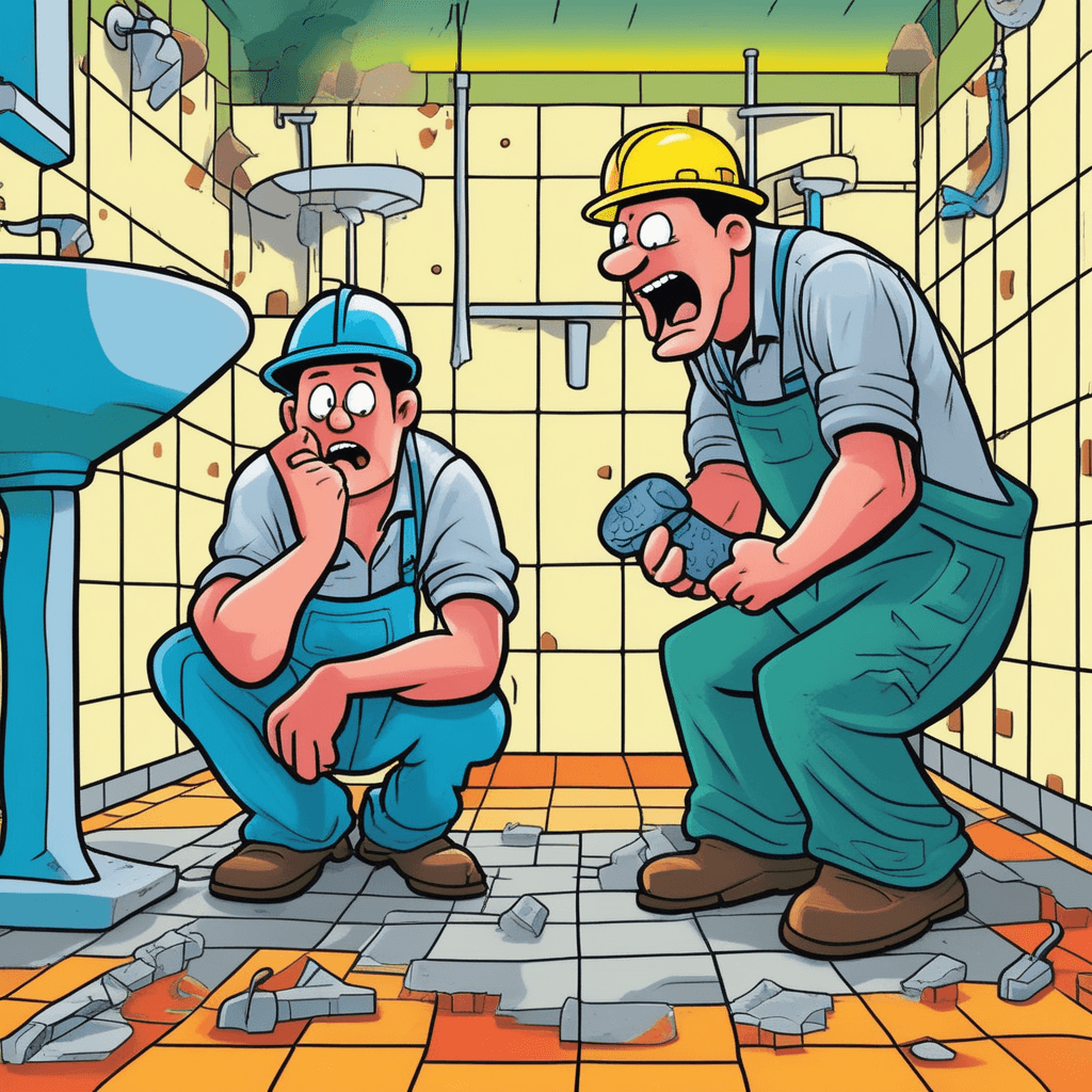 He shouts about the grout, but his student still has doubt!