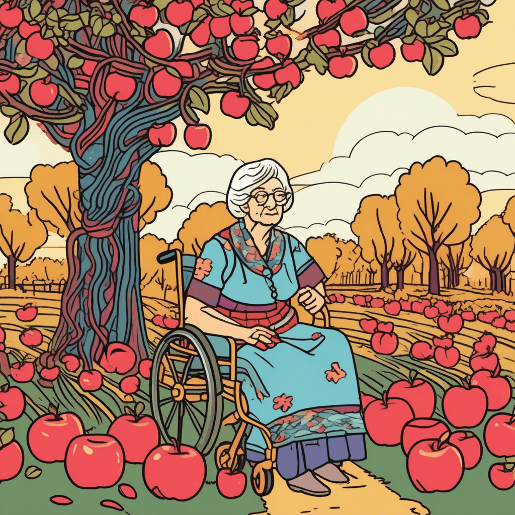 Through the grove she drove, now peacefully she wove!