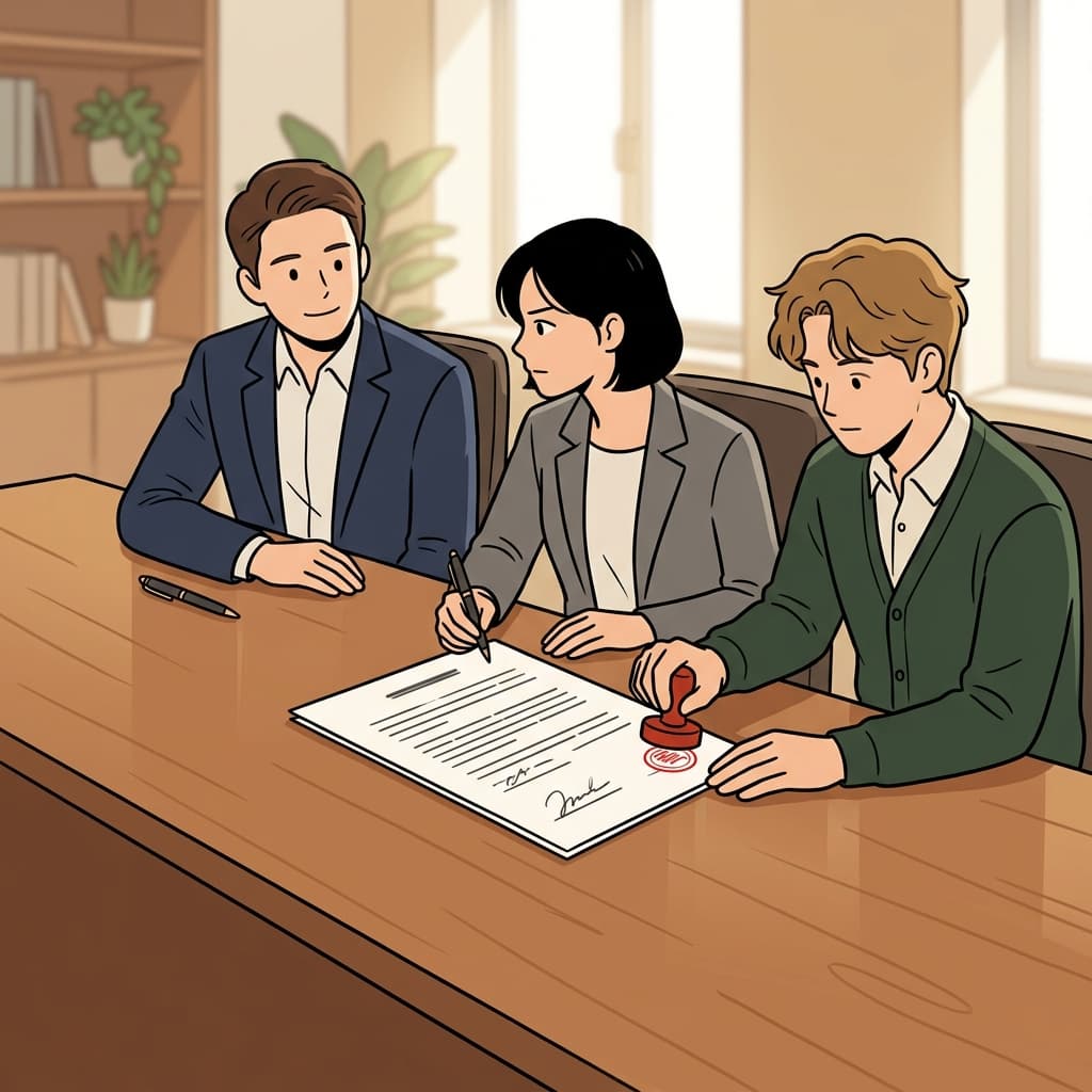No guarantee until all agree — then seal it with a decree.
