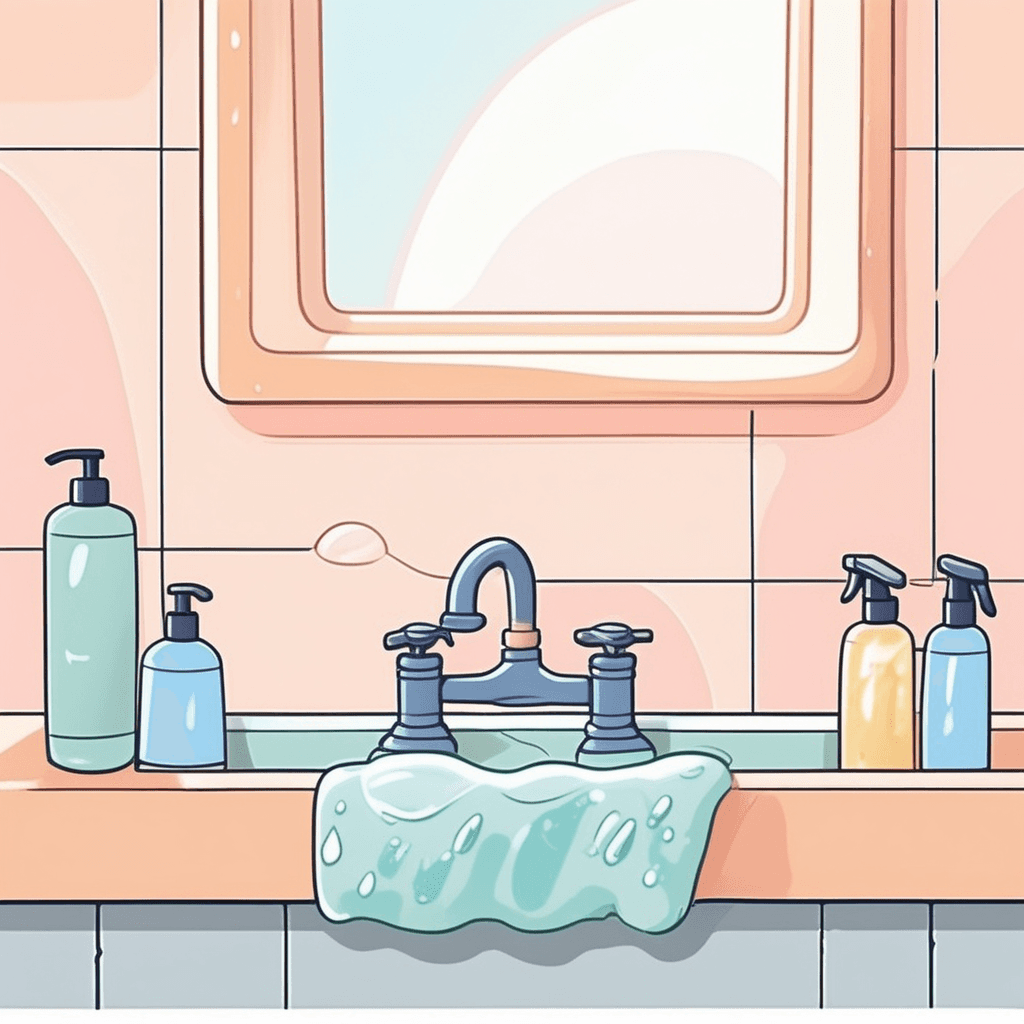 the act of cleaning hands with soap and water