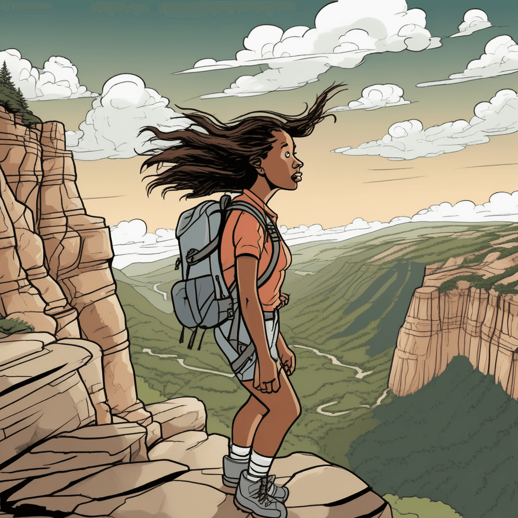 Though heady with freedom, her steps stay steady and ready!
