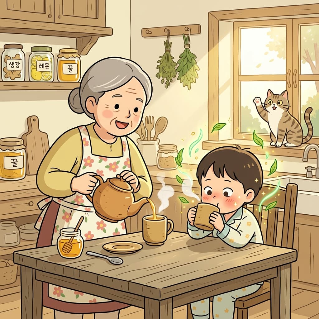 Grandma swears her ginger tea is the ultimate health-boosting drink every morning.