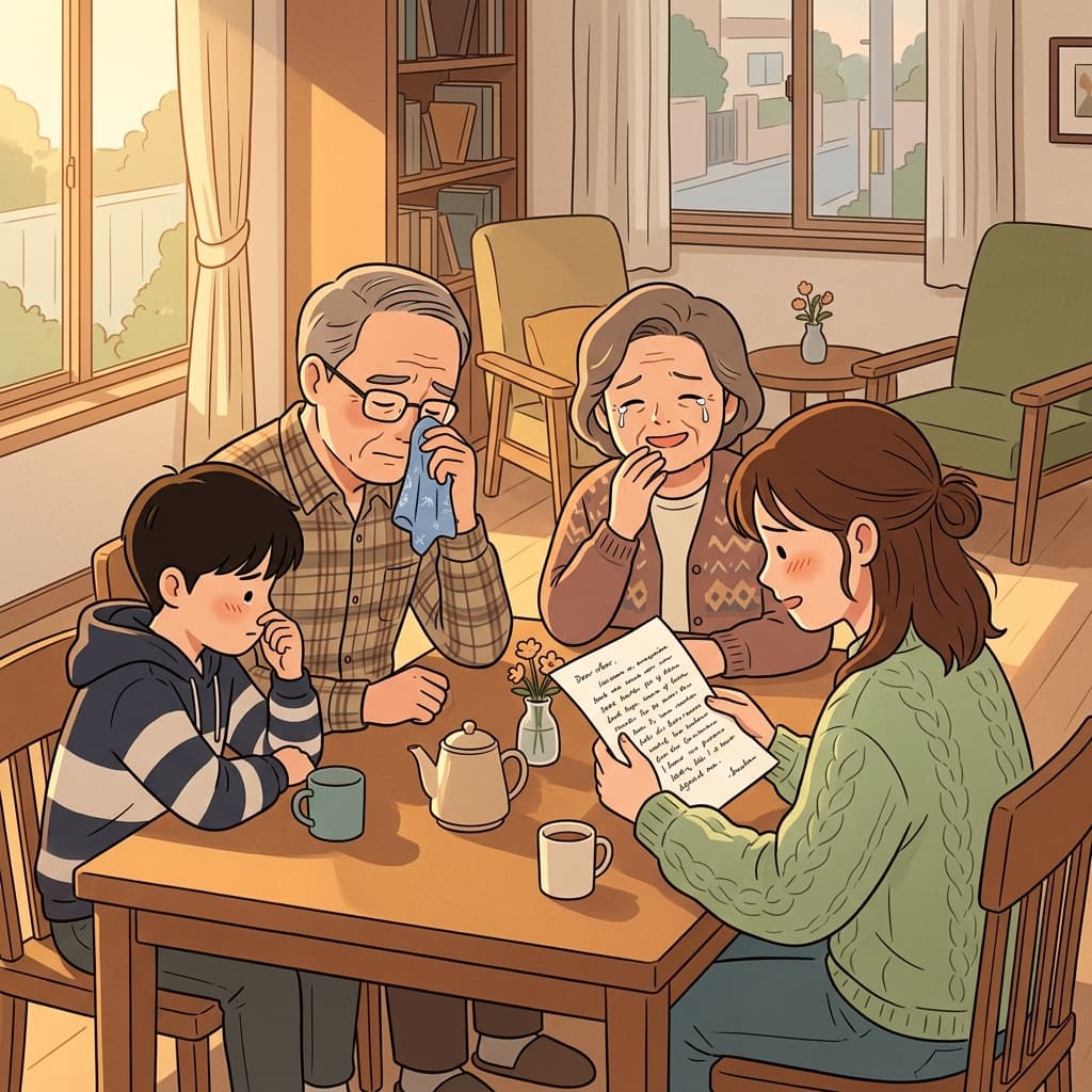 Her heartfelt letter to grandma made everyone in the room tear up.