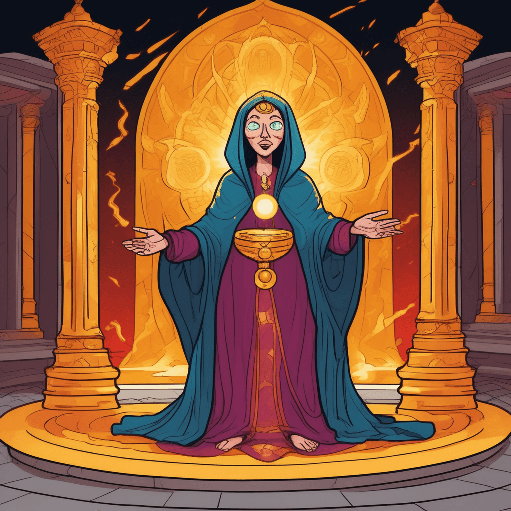 Her heresy brings prophecy and ecstasy!