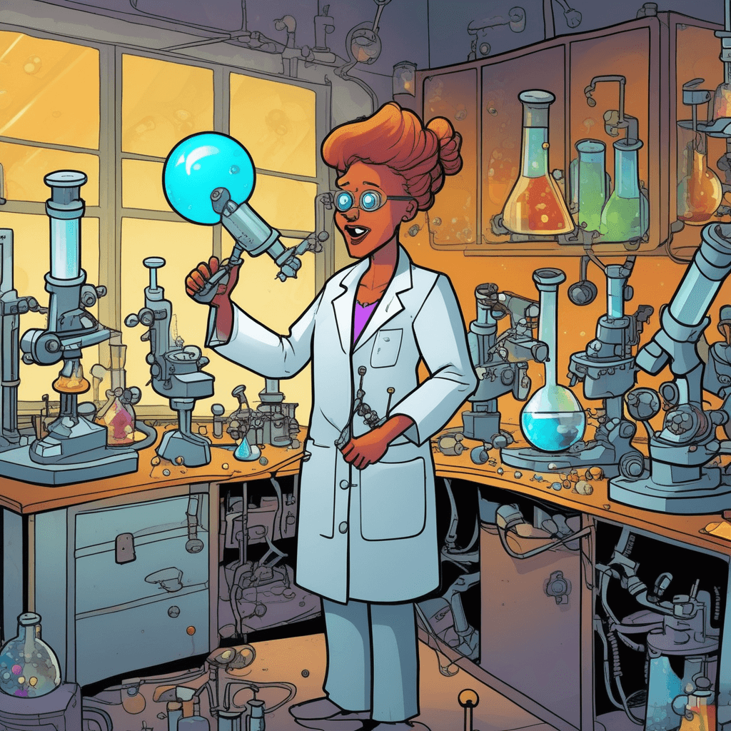 In this heterogeneous lab, a genius finds spontaneous inspiration!