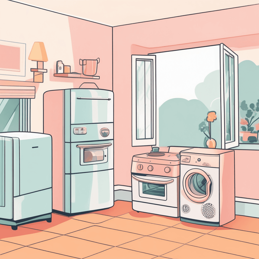 electrical devices or machines used in the home for domestic tasks