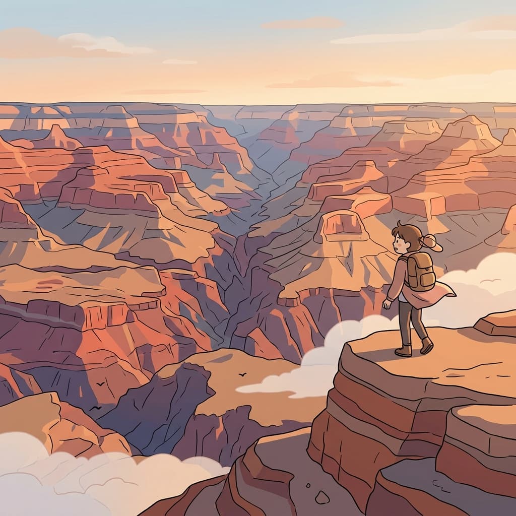 Standing before the vast canyon was a humbling reminder of how small we are.