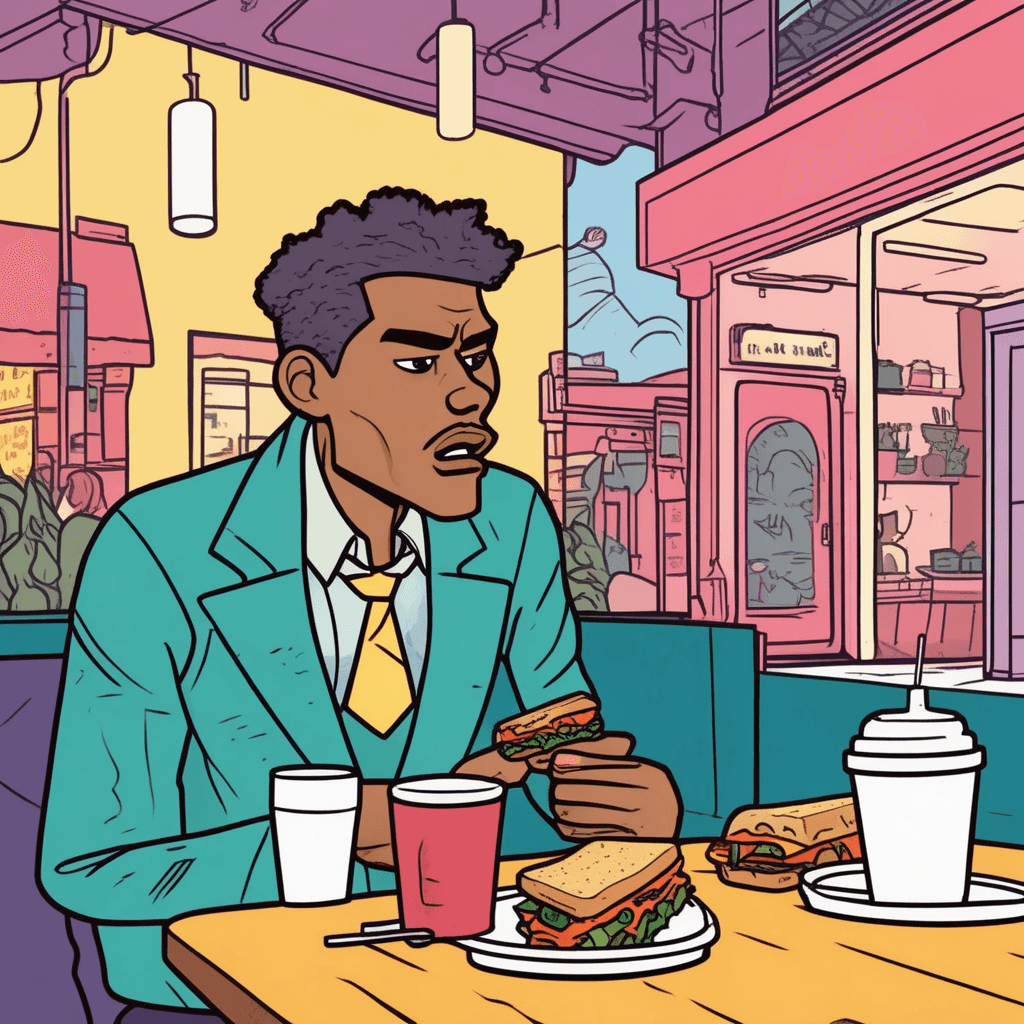 His hunch proves right at lunch - that crunch reveals the truth!