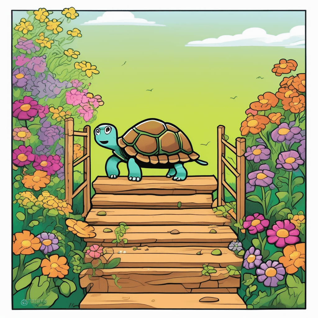 Even a turtle can cross each hurdle to reach fertile ground!
