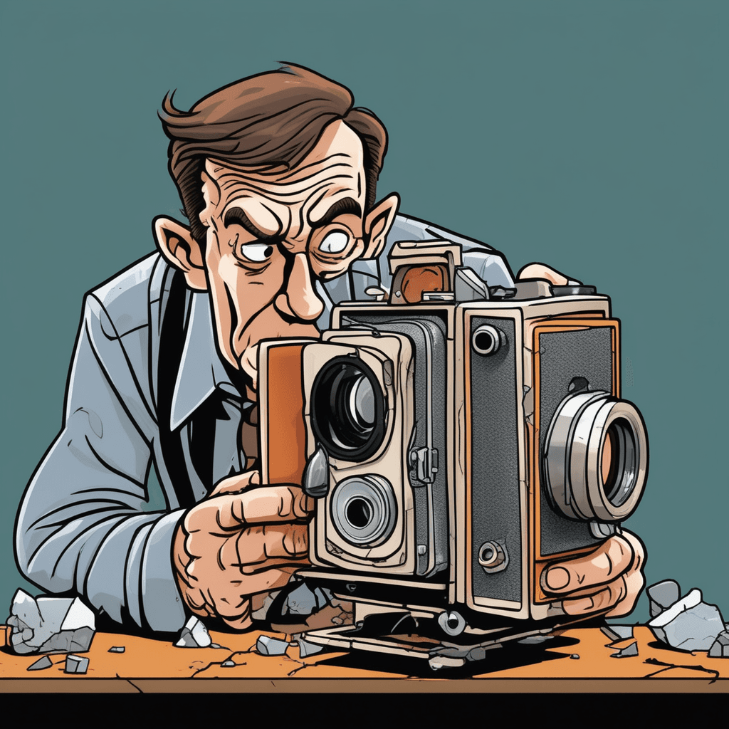 Even with damage, good photographers manage to create lasting images!
