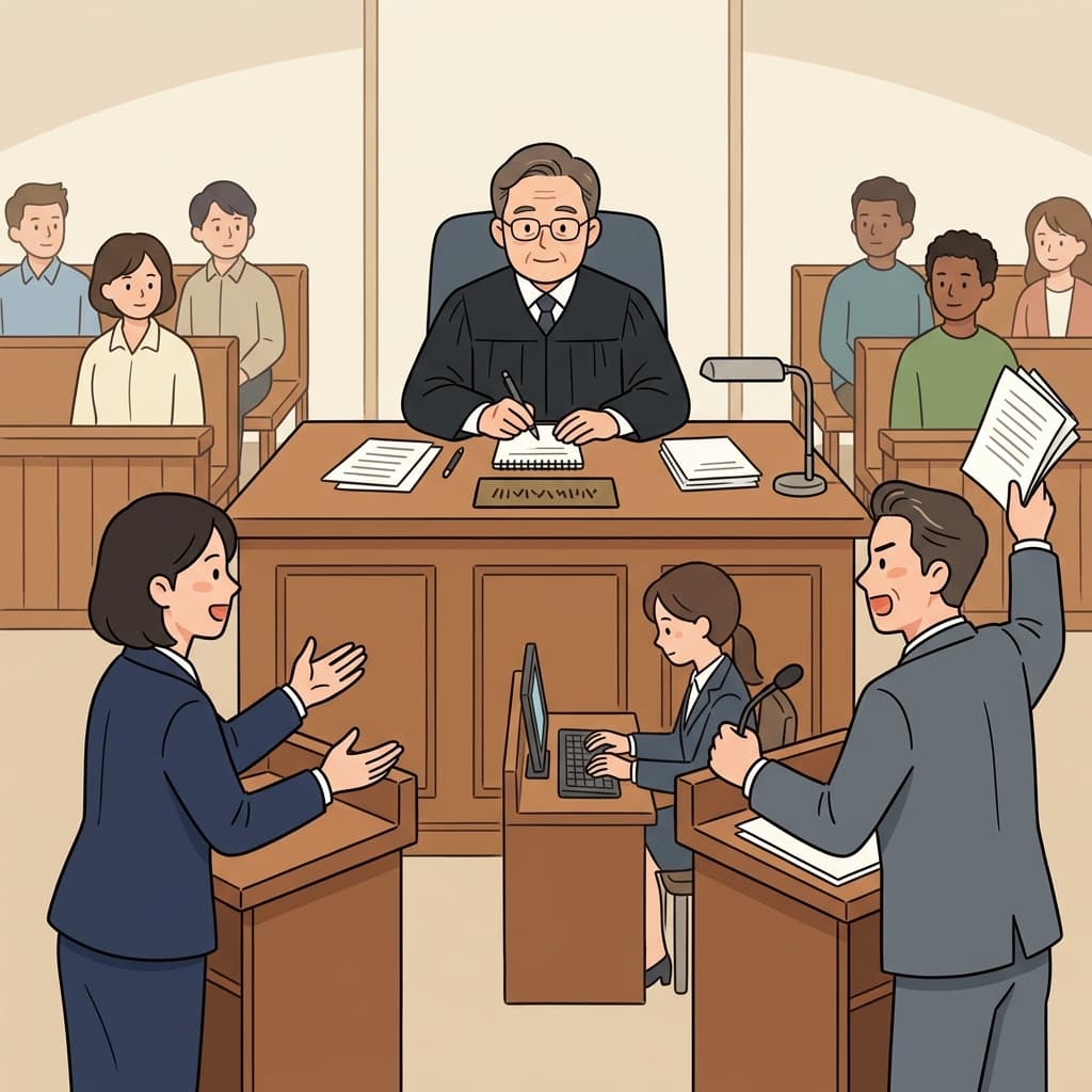 The judge ruled impartially despite pressure from both sides.
