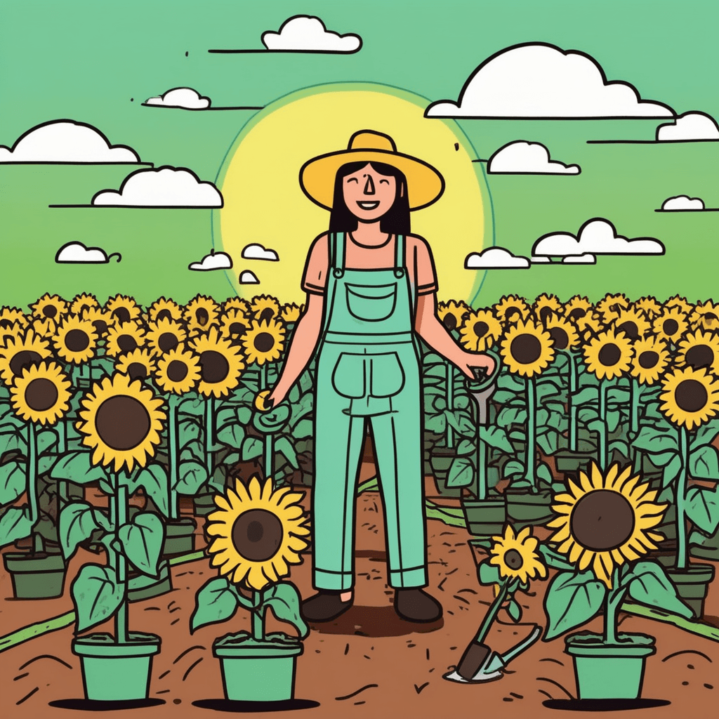 Plant them in a row, watch them grow into a magnificent show!