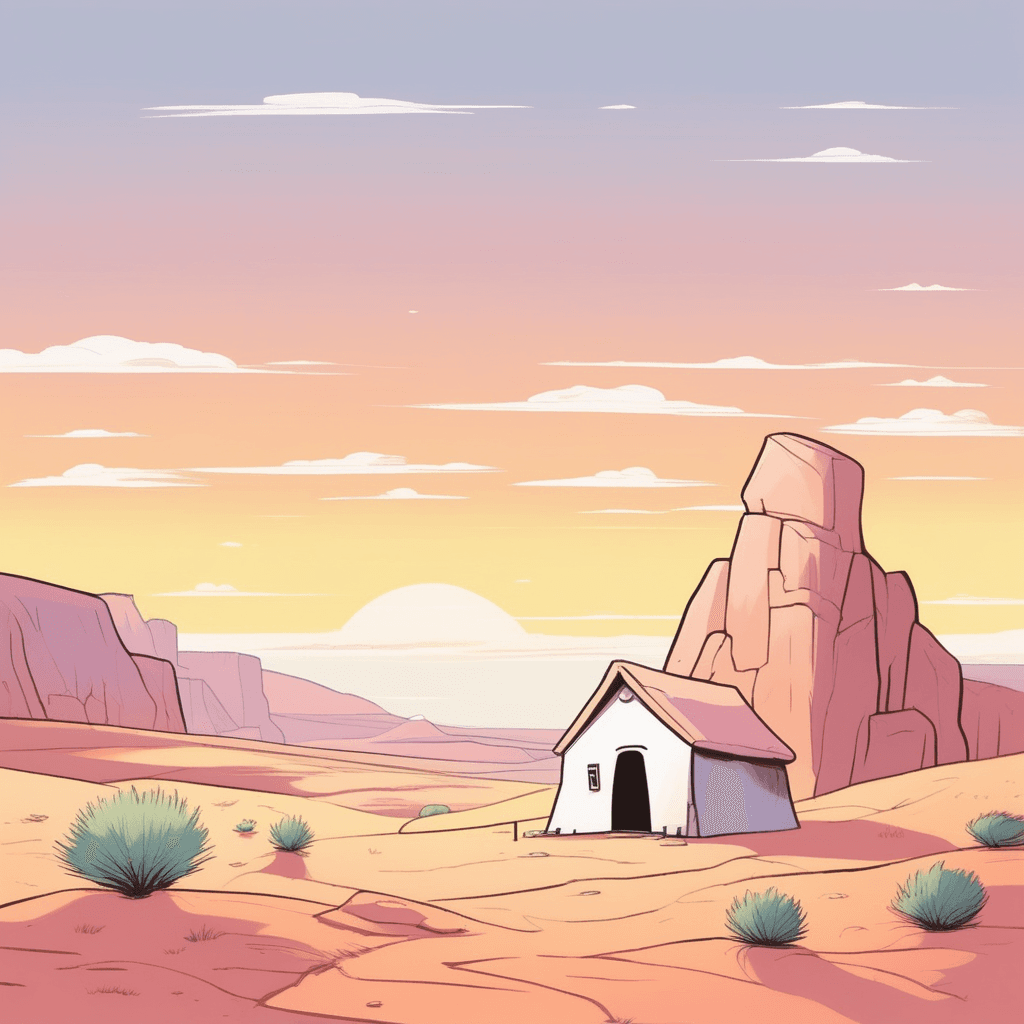 in a very remote or isolated place, far from civilization