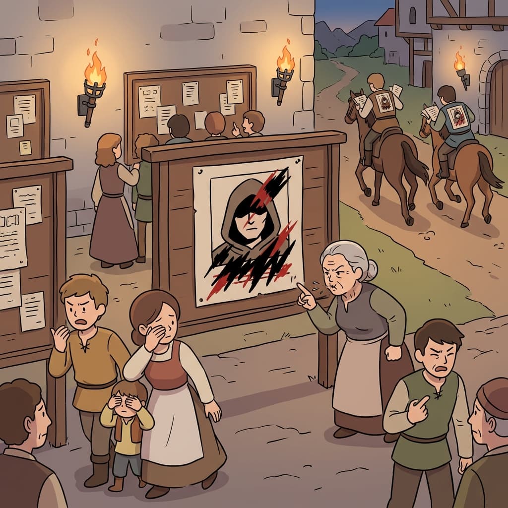 The traitor's infamy spread through every village within weeks.