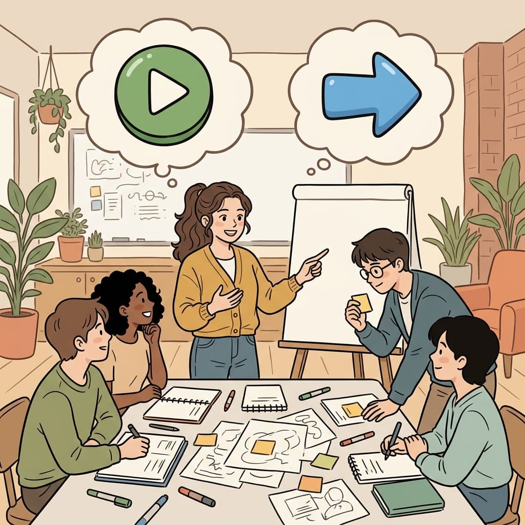 Taking initiative often helps people become better leaders. (INITIATE + ACTION = INITIATIVE)