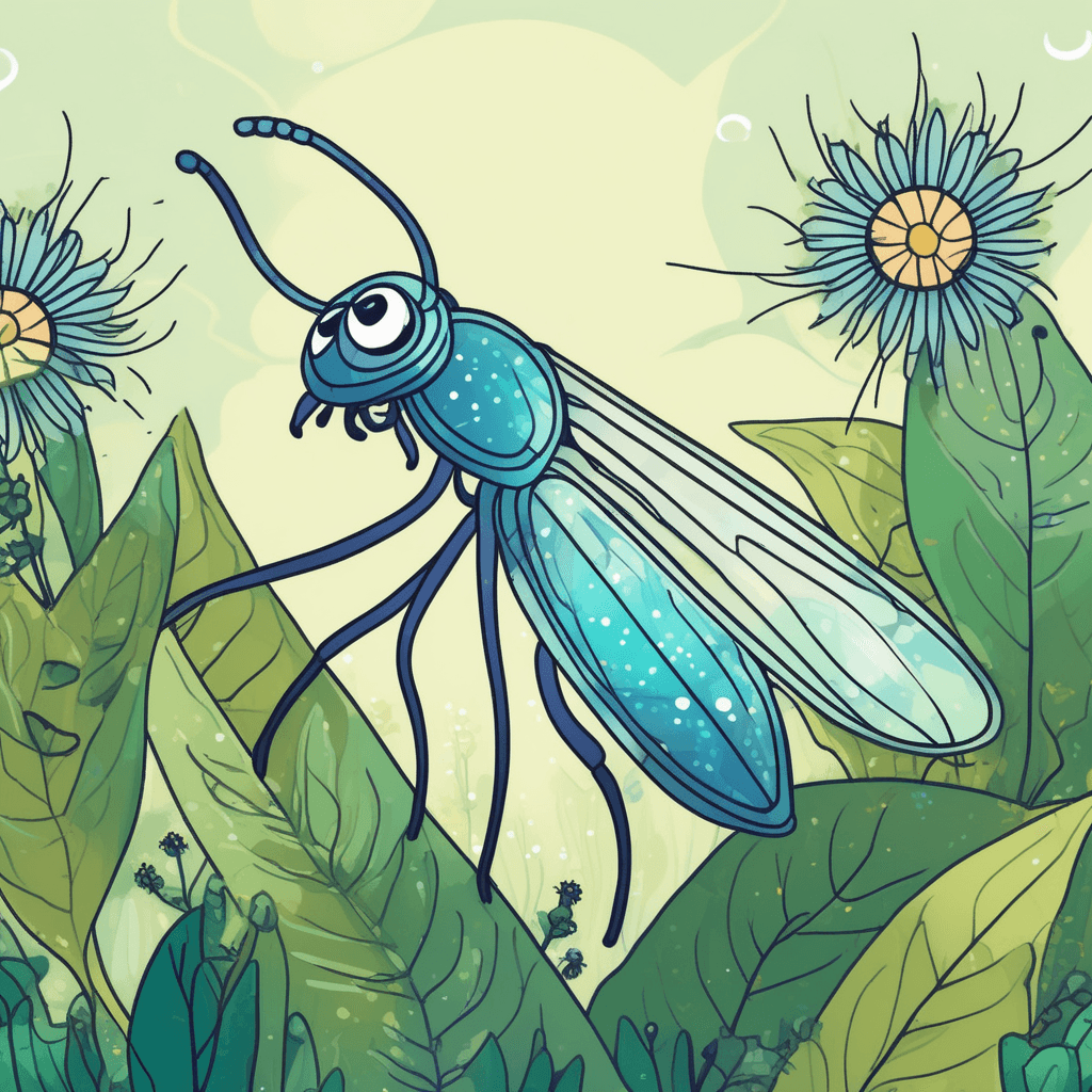 The insect spreads its delicate wings, six legs carrying it forward through nature's garden, a tiny creature of endless wonder and grace.