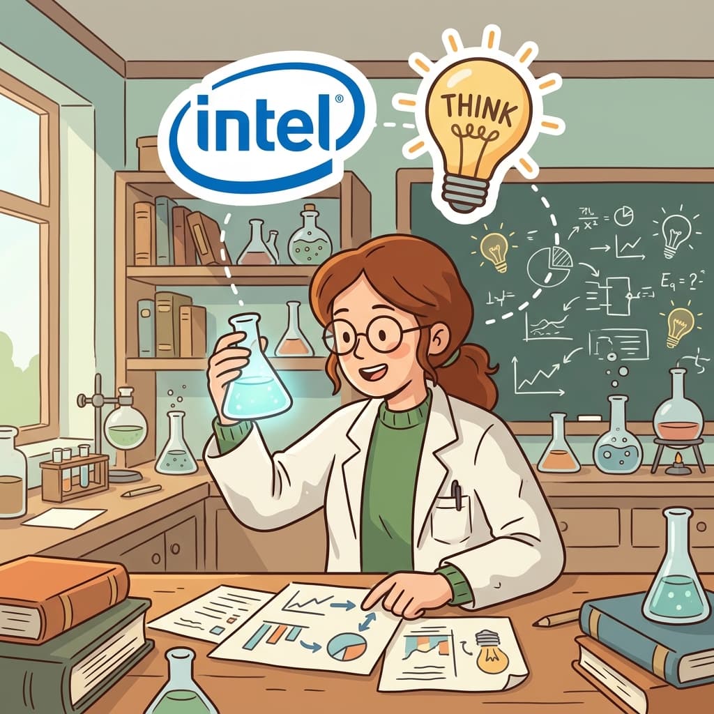 Great intellect often leads to great discoveries. (INTEL + THINK = INTELLECT → the power to think and understand deeply)