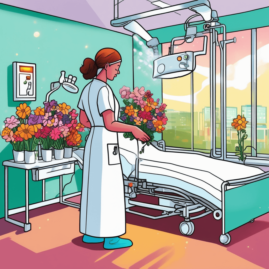 Even in the intensive care unit, there blooms beauty