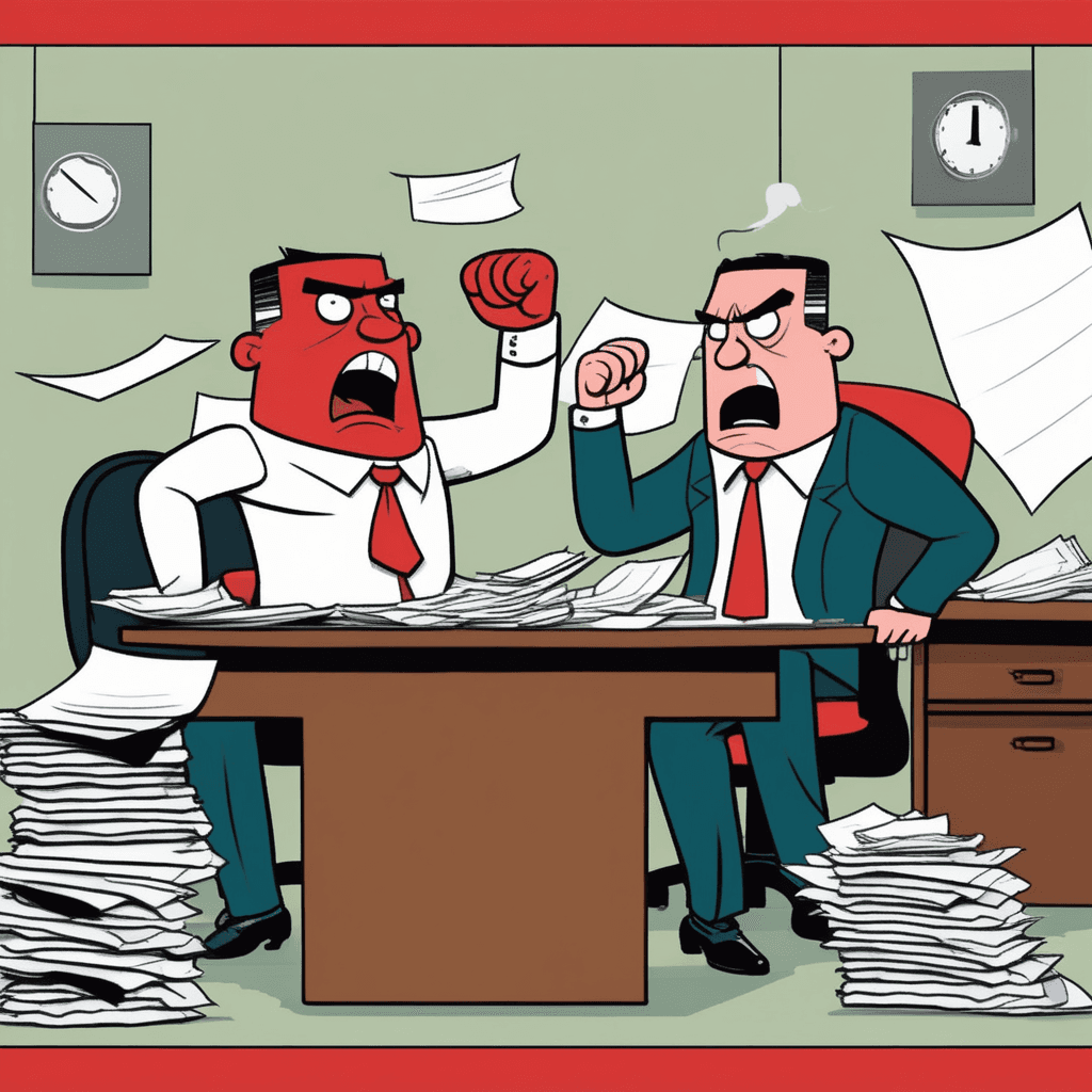 The irascible boss finds no solution practicable, remaining implacable!