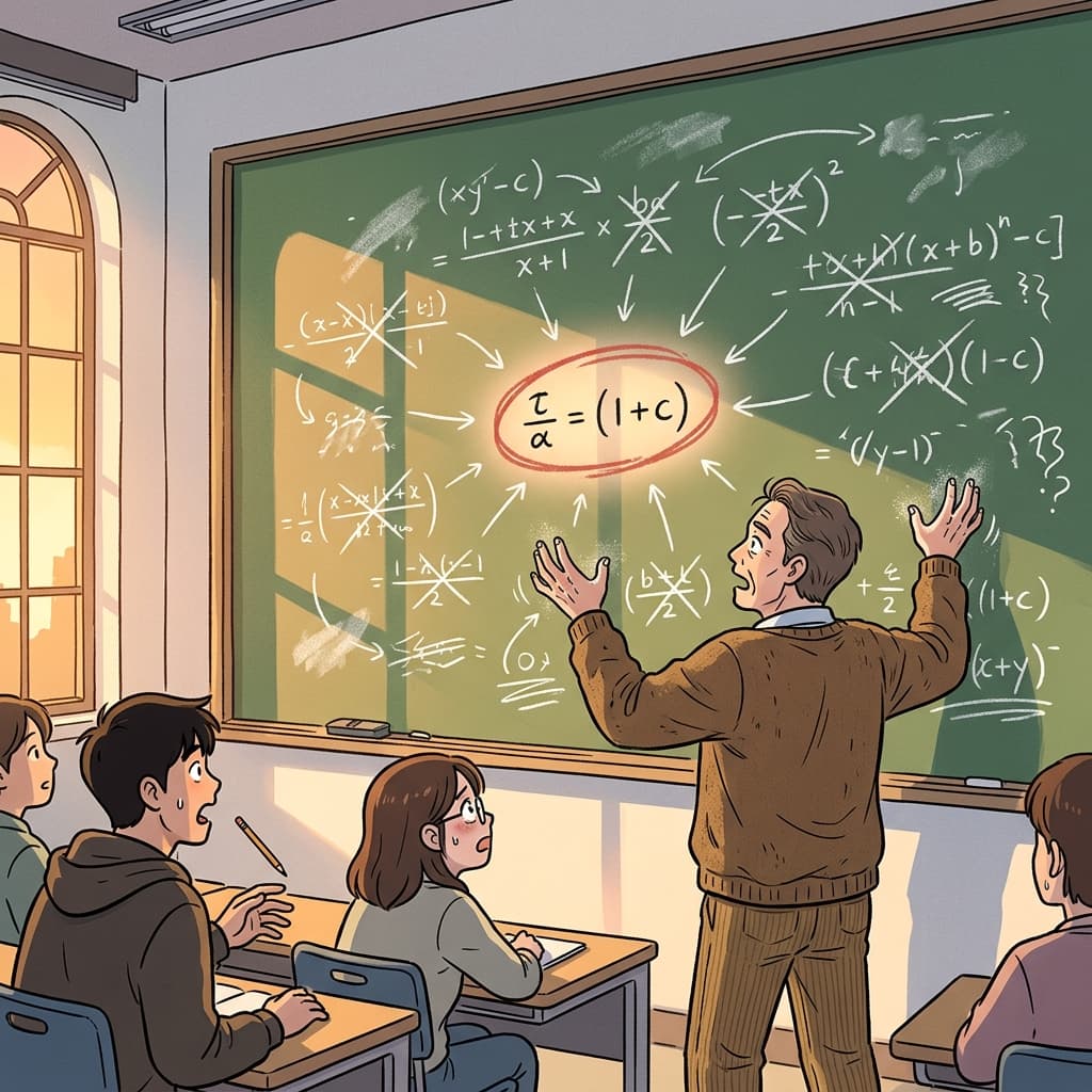 The mathematician proved the equation was irreducible and could not be simplified further.