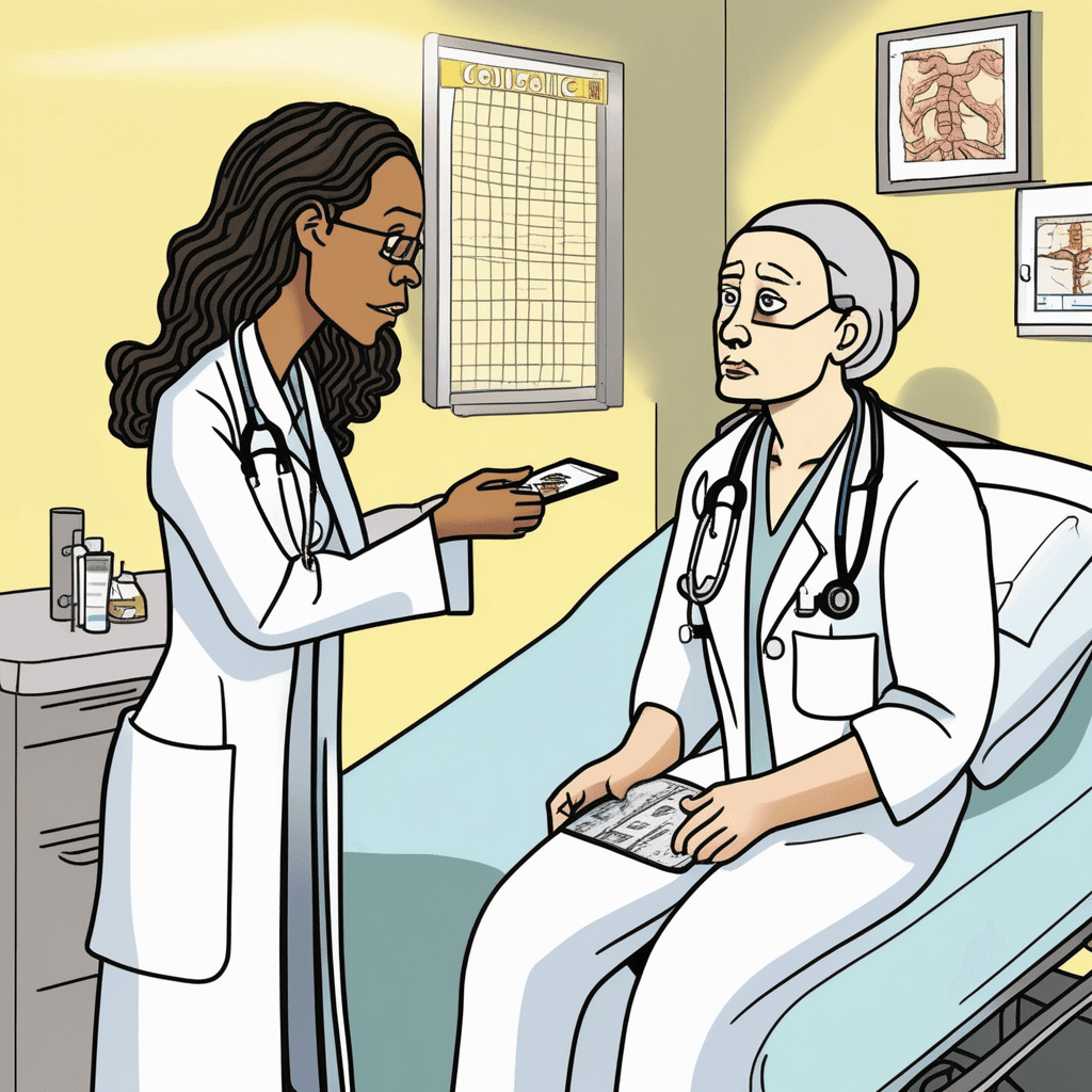 Dr. Candice diagnoses jaundice.