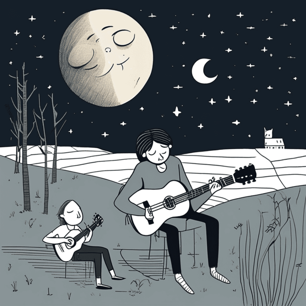 Under the moon, his jejune tune lacks the depth music needs!