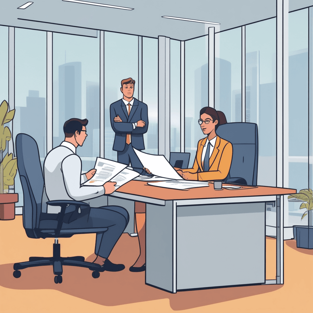 job description — A written account of the duties, responsibilities, and qualifications required for a particular job position (concept illustration)