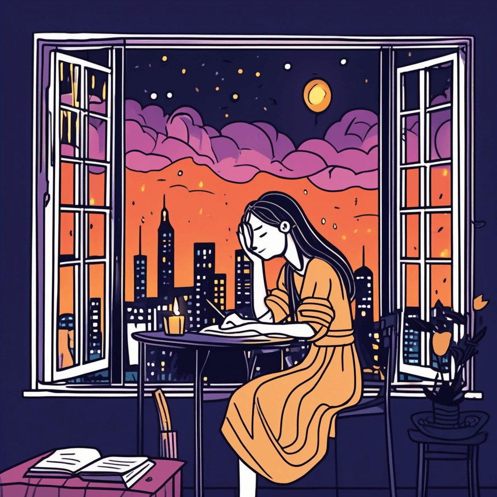 Keep a diary deep into the night, even when you weep!