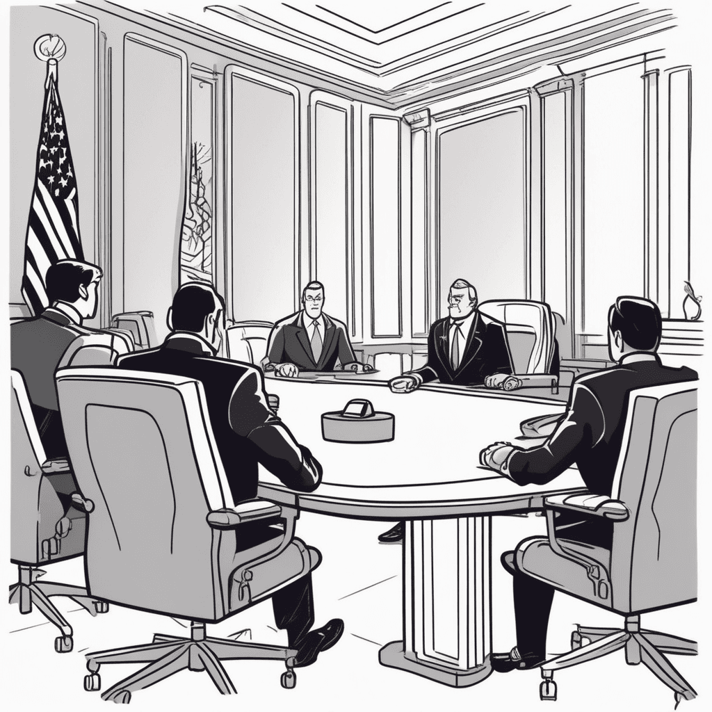 a nervous employee bows deeply with exaggerated humility before a stern-looking executive seated at a large desk. The employee's posture shows extreme deference with hands clasped together and head lowered almost to the ground. The powerful executive leans back in an expensive leather chair looking down with satisfaction at the display. This submissive behavior happened after the employee made a mistake and now desperately seeks forgiveness. Other office workers in the background watch uncomfortably as their colleague grovels. Some shake their heads while others look away from the embarrassing scene. someone acting with obsequious deference and fawning subservience