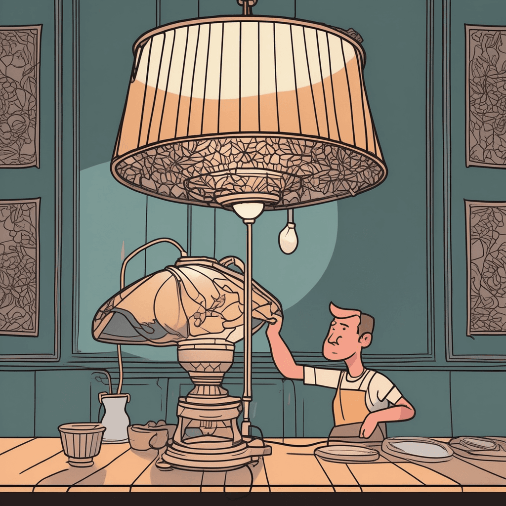 A handmade lampshade makes the perfect upgrade!