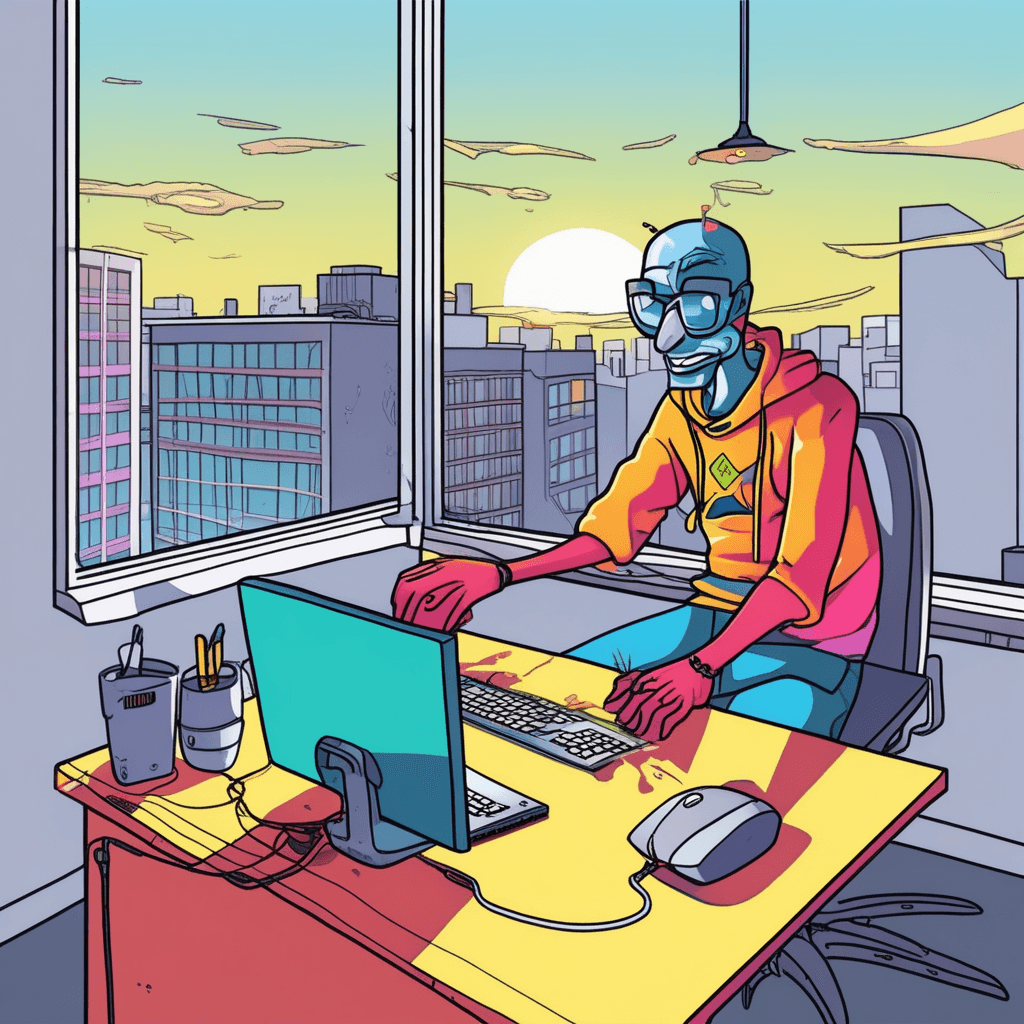 From desktop to rooftop with my laptop!