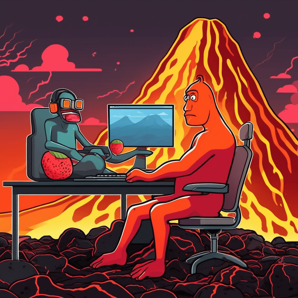 Coding Java, eating guava, while dodging lava!
