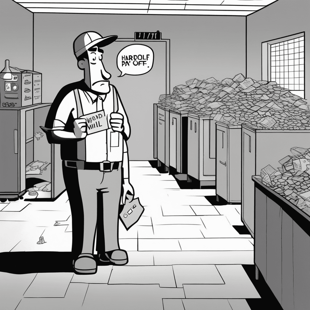 They lay off workers though hard work should pay off, but fair treatment seems way off