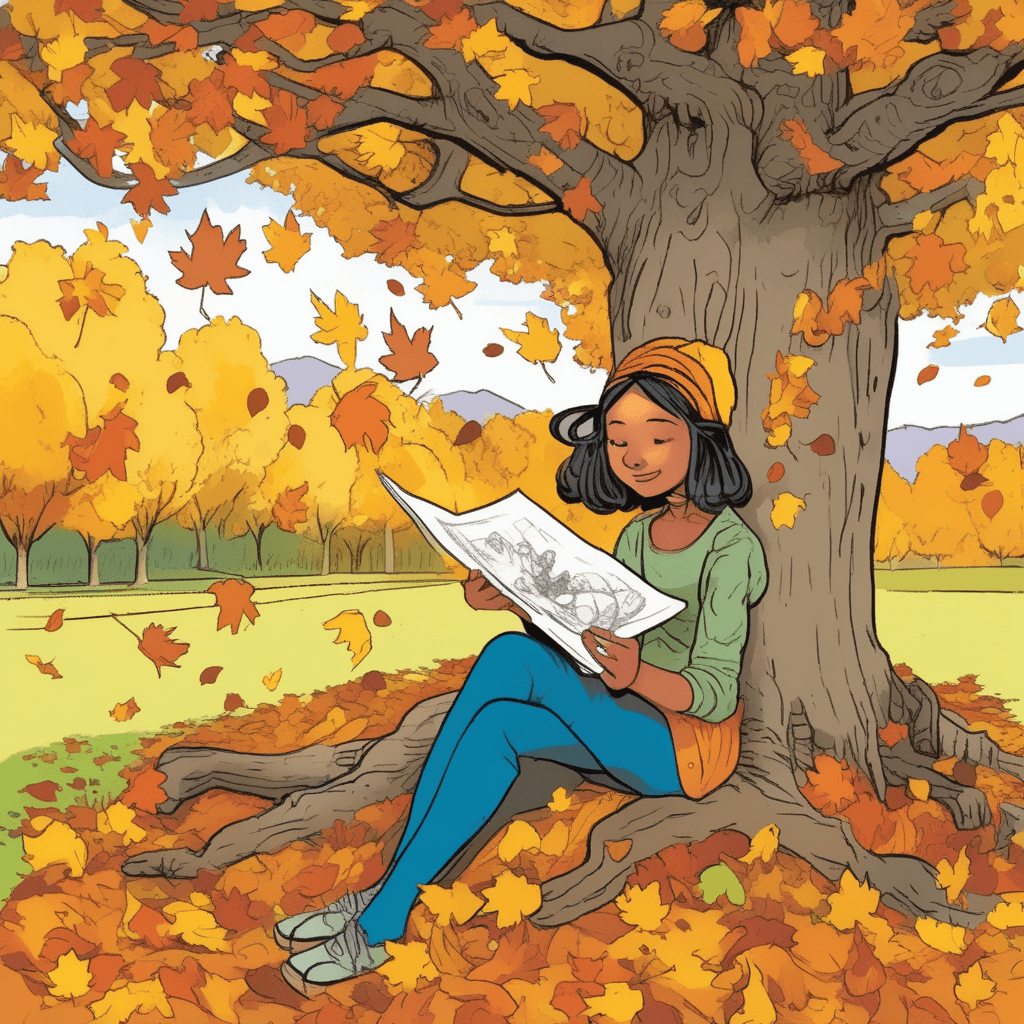 As leaves fall down, she believes and achieves!