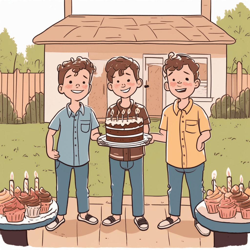The lesser cake for little brother