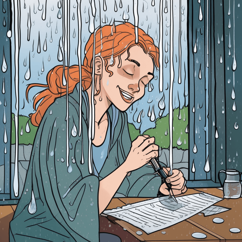 A wetter letter makes the heart feel better