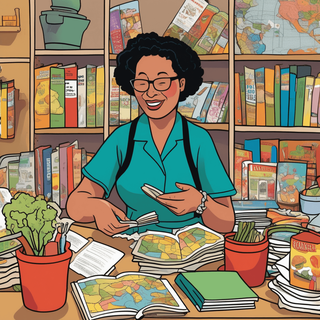 From vegetarian cookbooks to humanitarian aid, this librarian helps with everything!
