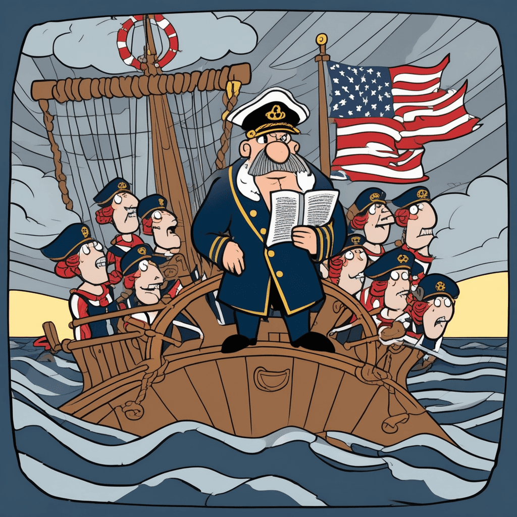 His litany questioned destiny and sparked mutiny.