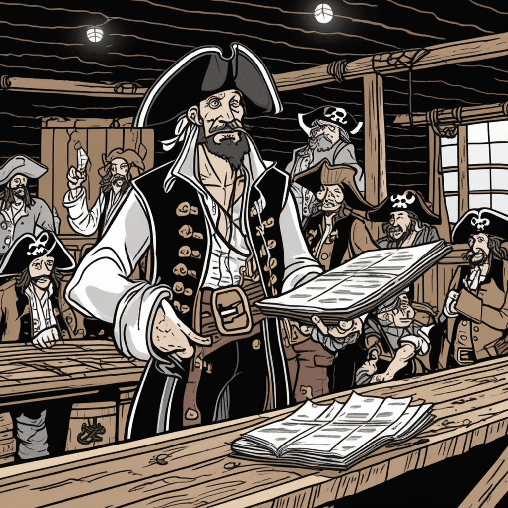 Literacy guards against deception in both piracy and democracy!