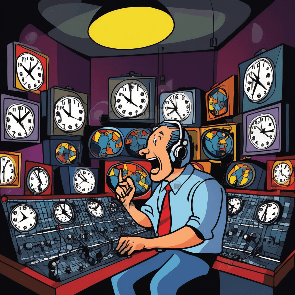 During vocal time, announce the focal time for every local time!