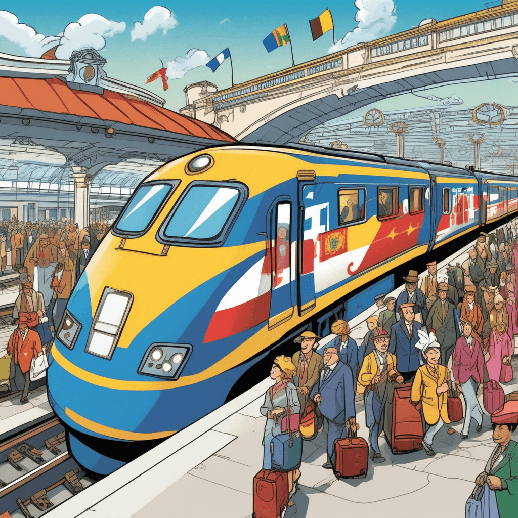 Multiple nations connect their locations through busy stations!