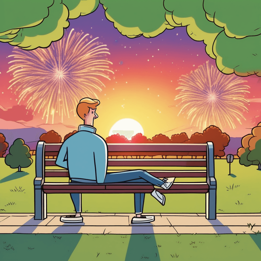 Even handsome hearts feel lonesome watching awesome sights alone